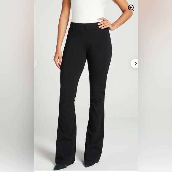 Betabrand Black Dress Yoga Bootcut Ponte Pants NWT Size Medium - Picture 2 of 12